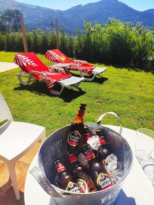 Casa Nueva De Vigo Rural Mos Con Jacuzzi Y Chimenea Para Escapada Romantica Luaran gambar