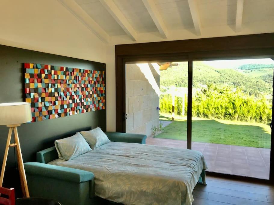 Casa Nueva De Vigo Rural Mos Con Jacuzzi Y Chimenea Para Escapada Romantica Luaran gambar