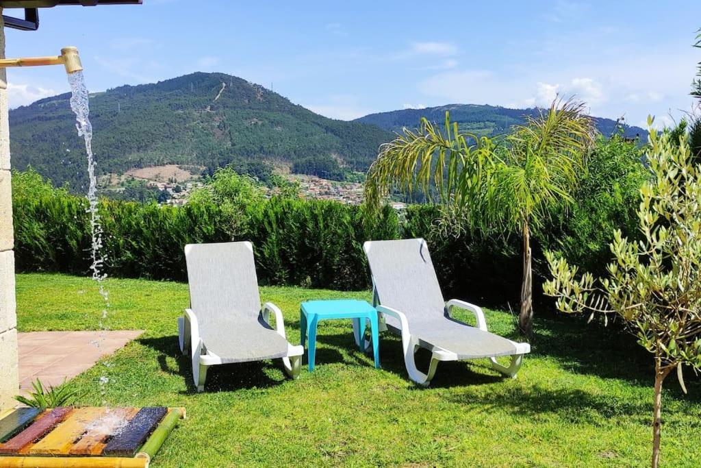 Casa Nueva De Vigo Rural Mos Con Jacuzzi Y Chimenea Para Escapada Romantica Luaran gambar