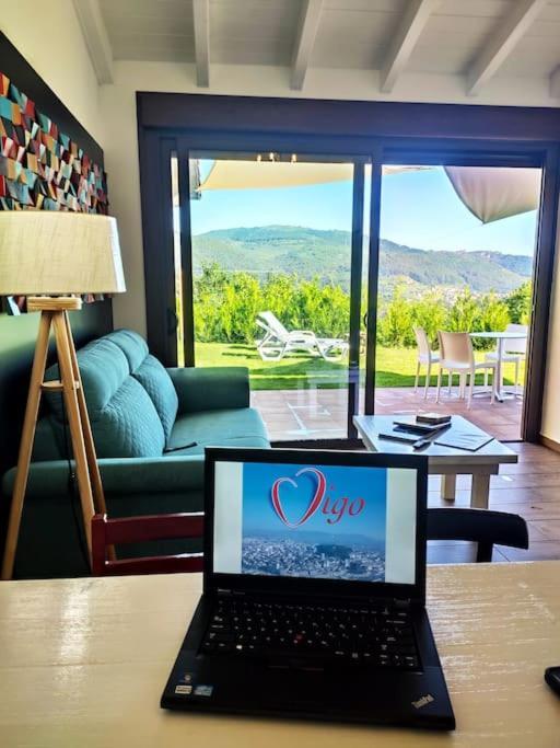 Casa Nueva De Vigo Rural Mos Con Jacuzzi Y Chimenea Para Escapada Romantica Luaran gambar