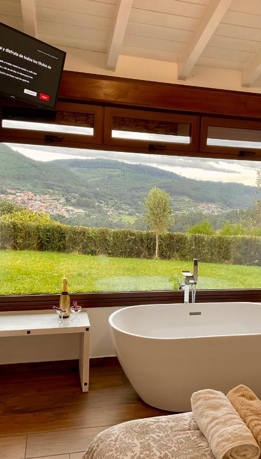 Casa Nueva De Vigo Rural Mos Con Jacuzzi Y Chimenea Para Escapada Romantica Luaran gambar